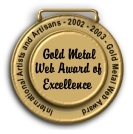 "Gold Metal Web Award of Excellence"
